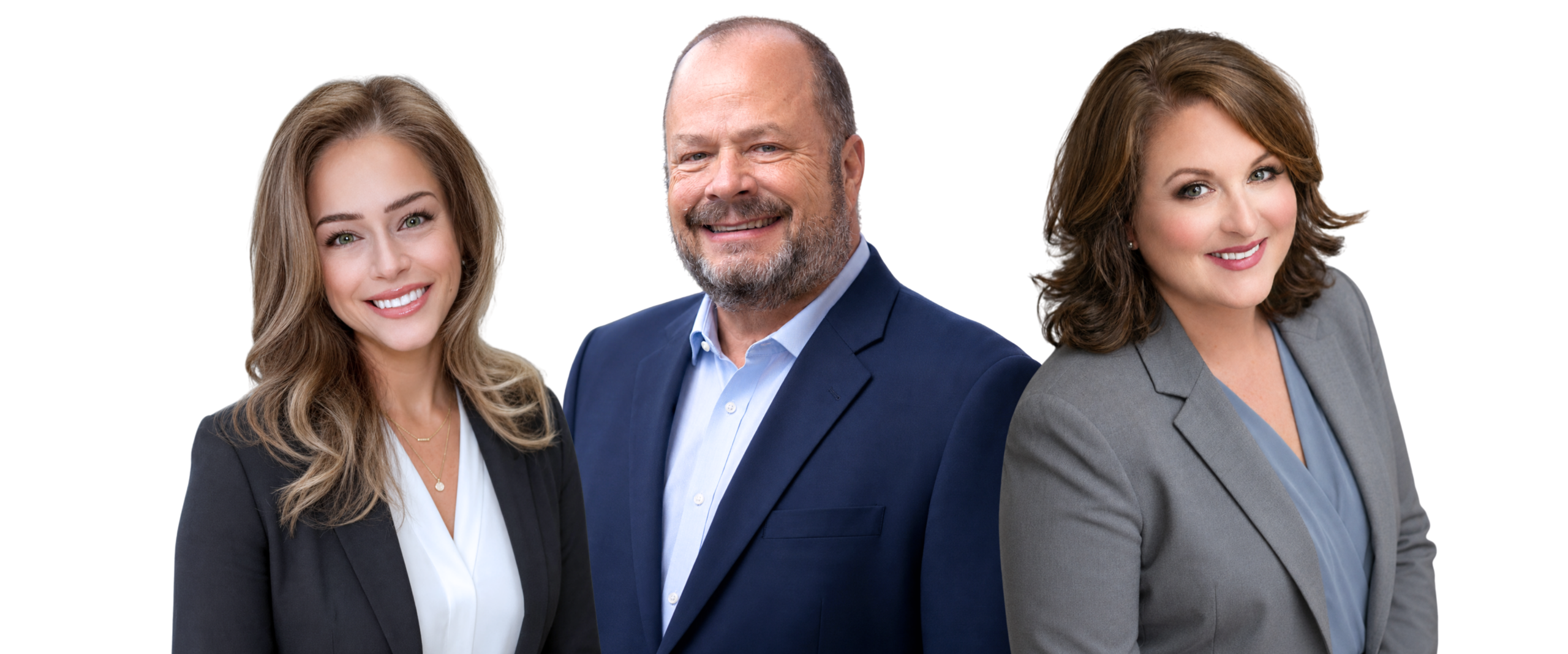 Mike Pierce, Kaylie York and Whitney Shepherd of The yMORE Group